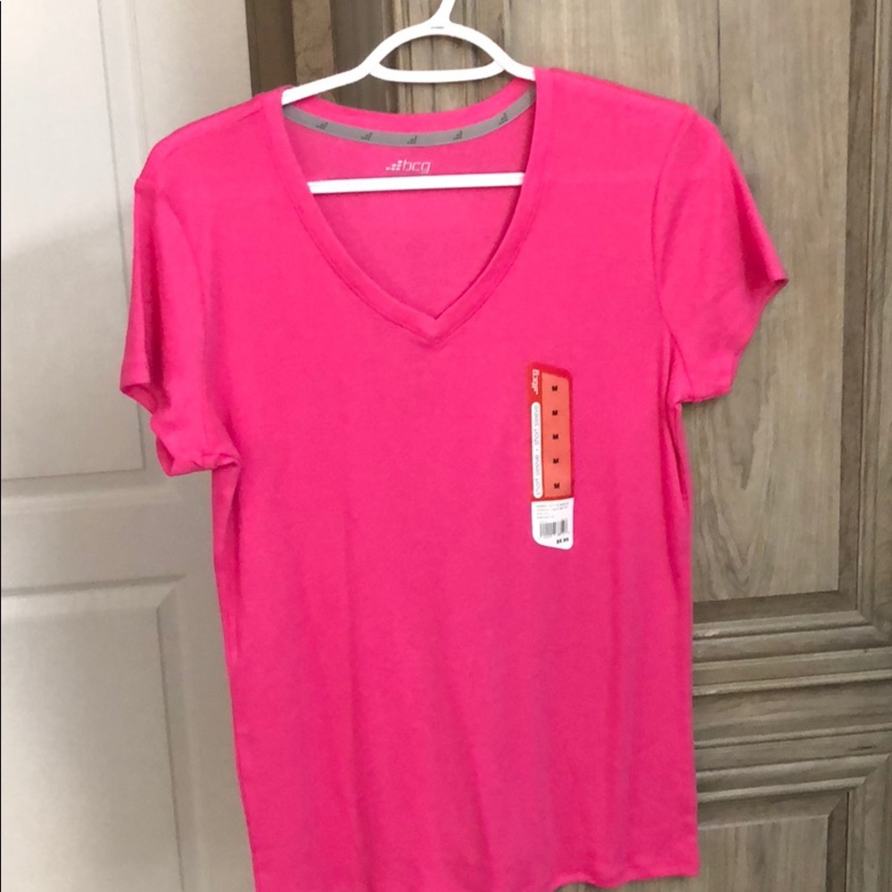 BCG pink short sleeve shirt